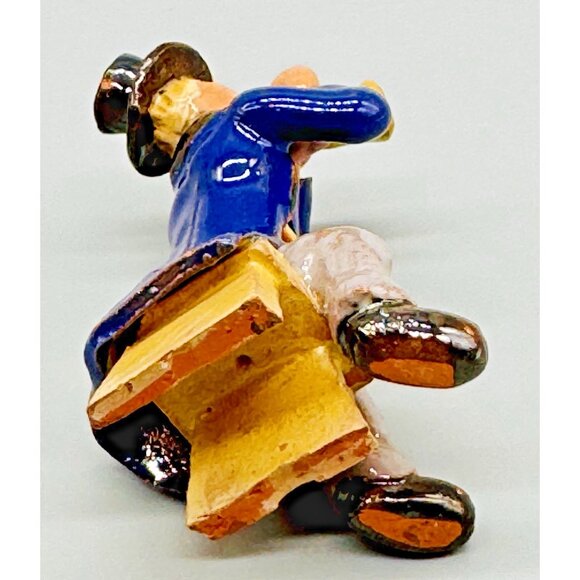 Vintage Redware Polka Band Musician Figurines Beer Tuba Trumpet Accordion Czech - Picture 5 of 16